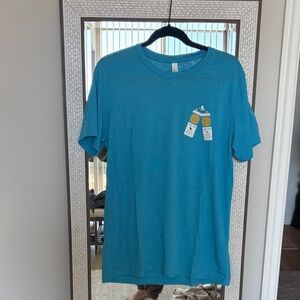 High Noon Aqua Blue Short Sleeve Tee